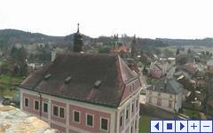 Hrad a z�mek Be�ov nad Teplou, Pohled z bergfritu.