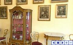 Hrad a z�mek Be�ov nad Teplou, Sal�n grafik.