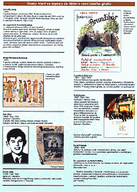 Pracovn� list II. - tato strana p�edstavuje osobnosti, kter� se v�znamn�m zp�sobem zapsaly do historie ghetta.