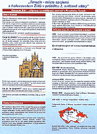 Pracovn� list I. - �vodn� strana zab�vaj�c� se obecn� problematikou �idovstv� a histori� do roku 1939.